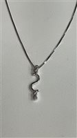 Halskette Davite & Delucchi Dame in Weißgold Diamante 0.03 Ct 78585402F - 78585402F